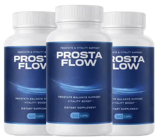 Prostaflow prostate support capsule bottles for urinary health
